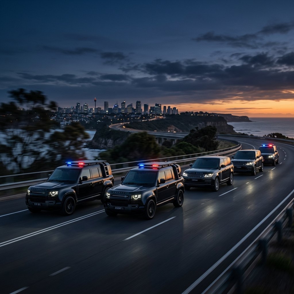 VIP Escort Defender Convoy